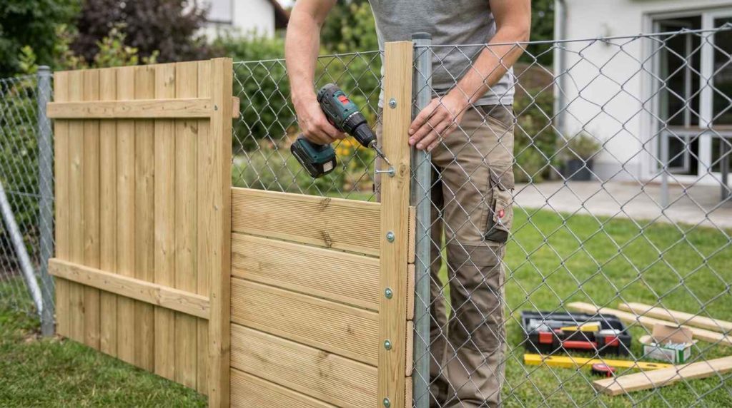Panneaux de bois extérieur : comment les poser et les fixer dans le jardin