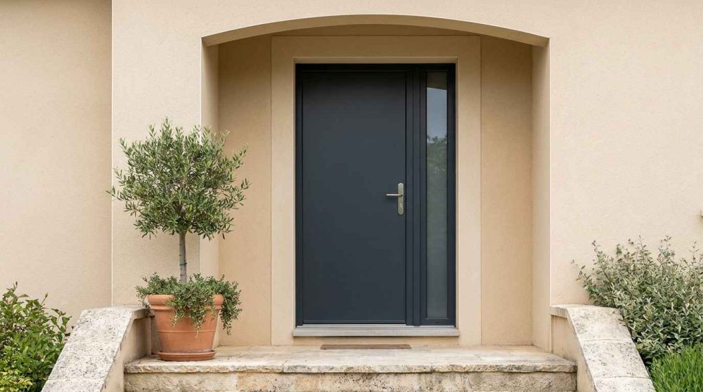 Porte d'entrée PVC, aluminium ou bois : quel matériau choisir selon votre situation ?