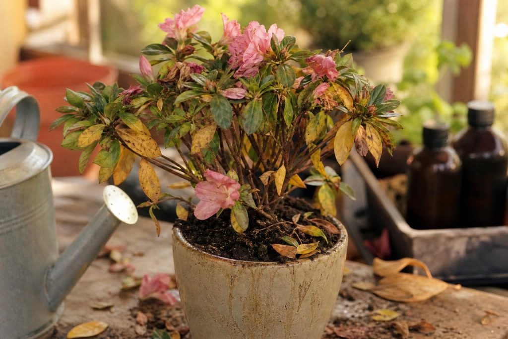 Mon azalée perd ses feuilles : causes, risques et solutions naturelles