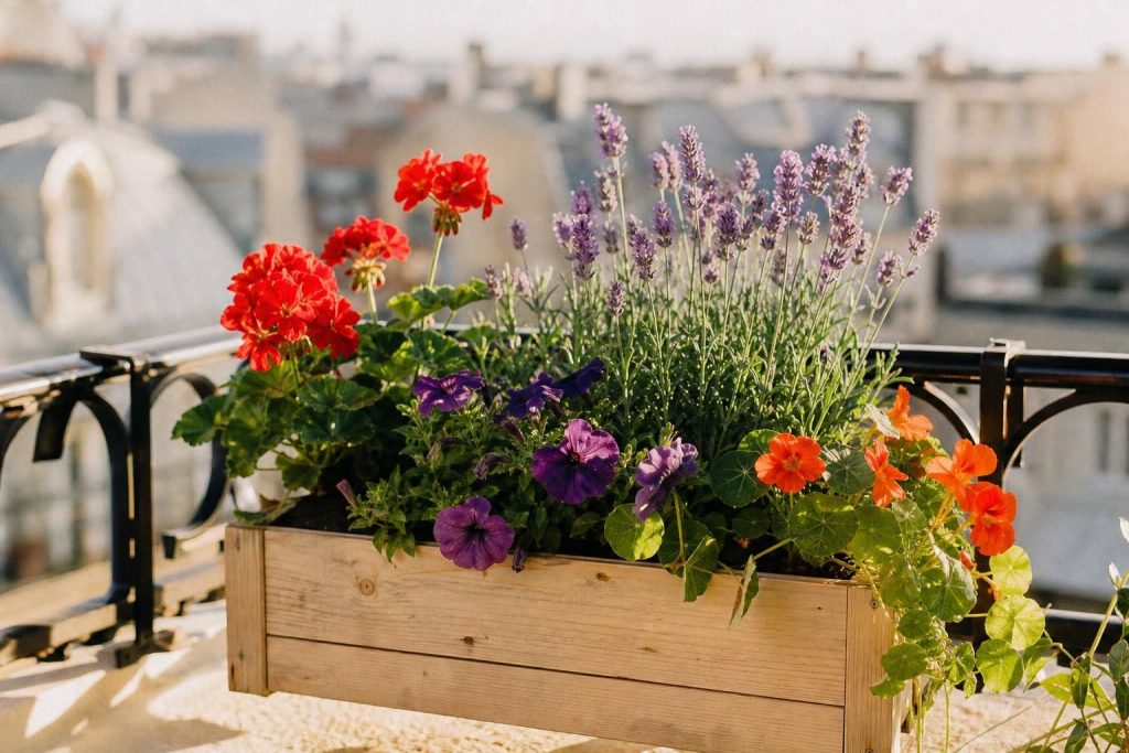 Quelles fleurs pour un jardinière en plein soleil sur un balcon ?