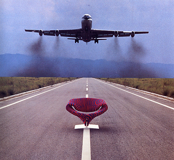 Le révolutionnaire fauteuil Ribbon, dans un environnement très 70'S !