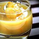 Frais et coloré, un dessert d'hiver.