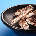 Raffinées avec une crème à la vanille.