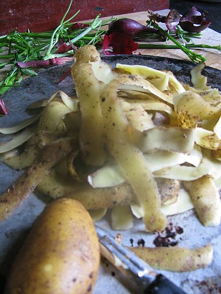 Etape 1 : épluchez à l'économe