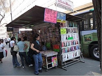 un kiosque ã  journaux 