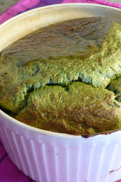 Soufflé à la spiruline - Esprit Cuisine