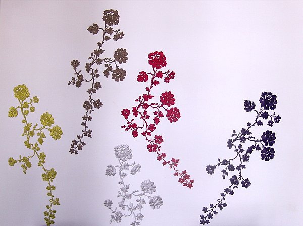 Stickers façon broderies