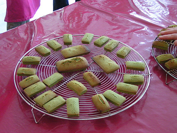 Des financiers "verts" amande...