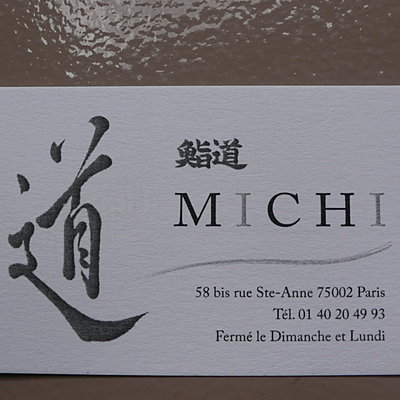 La carte de chez  Michi