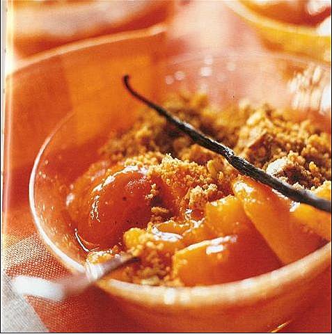 Crumble abricot melon