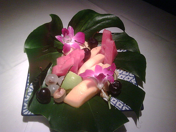 Composition de fruits frais