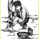 Toujours brosser les troncs (et les branches si nécessaire !) de haut en bas et de droite à gauche.