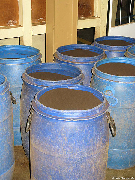 Juste avant la mise en boîte