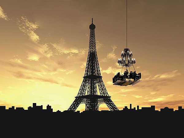 L'affiche de "Dinner in the sky"