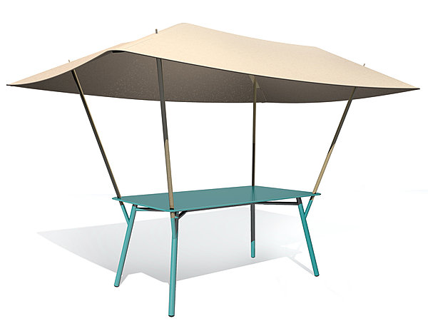 3-Table abri Fermob.