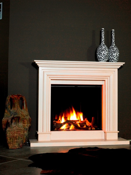 Cheminée au gaz. M Design