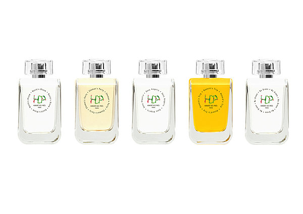 Une gamme de 5 senteurs