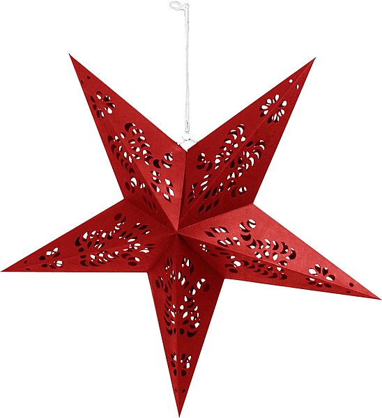 Etoile en papier à suspendre, 120 cm, 18 ¬. Le Grand Comptoir