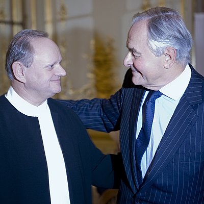 Bernard Magrez et Joël Robuchon Bernard Magrez et Joël Robuchon