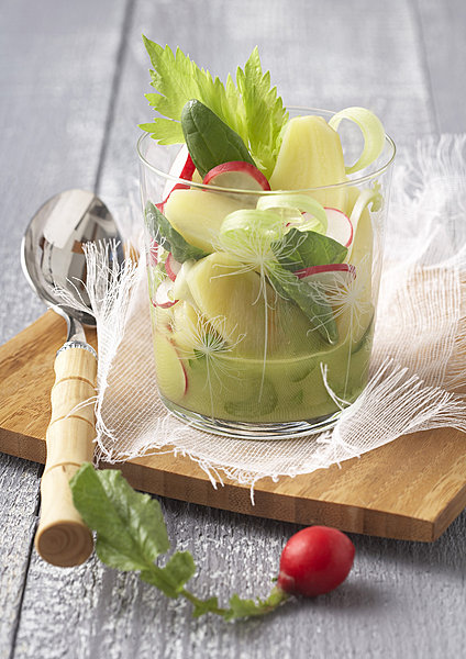 Salade acidulée de pommes de terre Pompadour Label Rouge