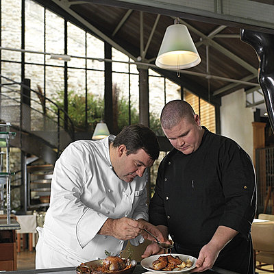 Jean-Charles Baron et son second