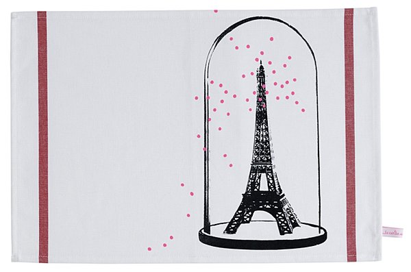 Set de table Eiffel 100% coton Sérigraphie. 35 x 50 cm 13 euros pièce.*La Cerise sur le Gâteau*