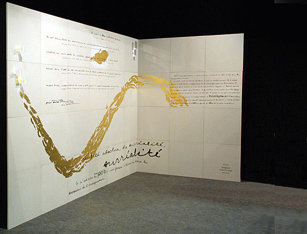 Mur en béton sonore, Marie-Françoise Rouy