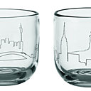 Gobelet CITI en verre PVP 9.25€ / Bribe. Dexam