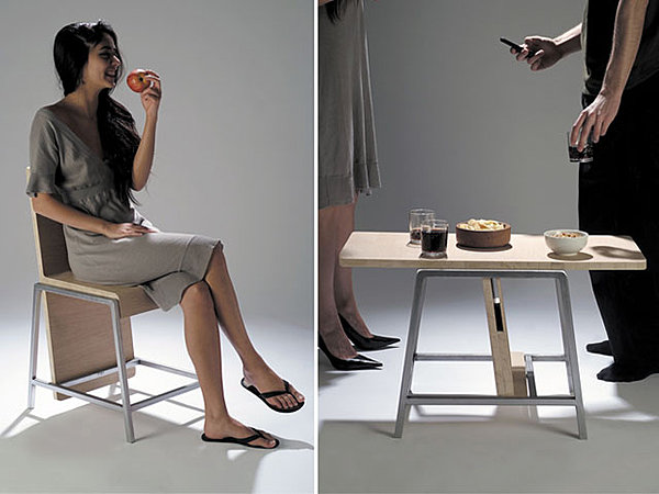 XY, la chaise table ou table chaise