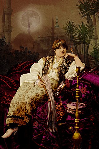 Grand-mère et ses turqueries