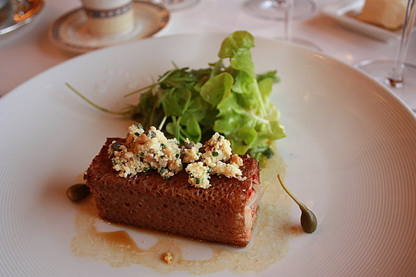 Croustillant homard et tête de veau