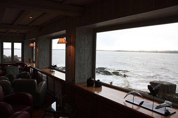 Vue du salon du restaurant