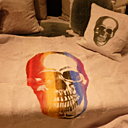 Plaid ou couverture tête de mort recolorée, chez Maison de Vacances