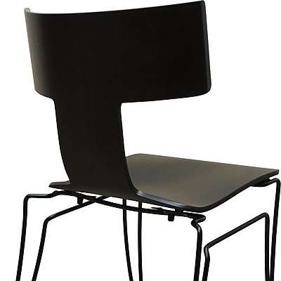 Chaise Anziano de Donghia noire