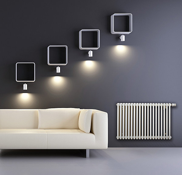 Bien-être assuré avec ce radiateur à eau à basse température. H 60 x L 100 cm. Téolys. Finimétal.