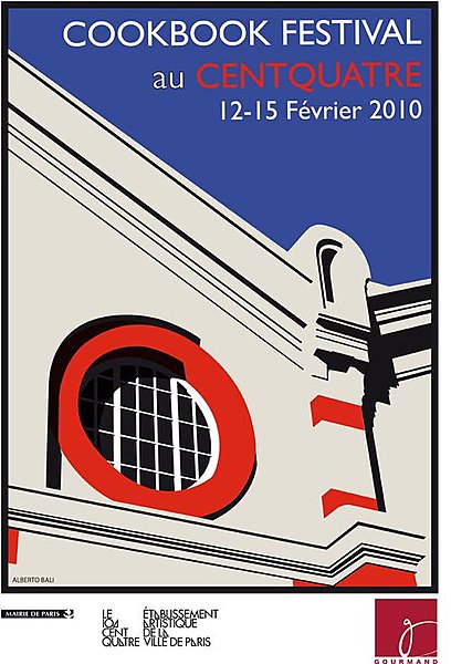 L'affiche du Cookbook Festival par Albert Bali