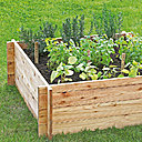 Vous pouvez opter pour un carré potager en mélèze.