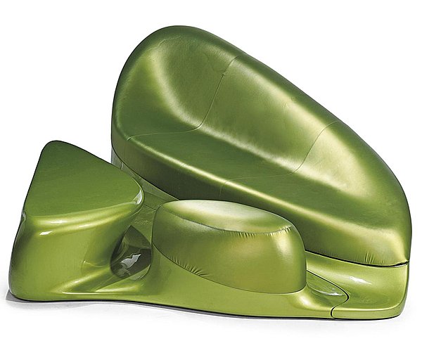 Assise avec table intégrée, pièce unique