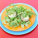 Buissons de champignons comme Obélix en tenue de camouflage