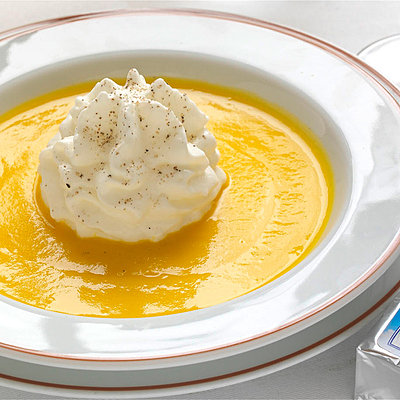 Un joli velouté façon cuisine moléculaire Un joli velouté façon cuisine moléculaire