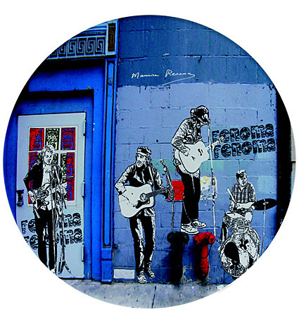 Couvercle « Graph » pour tabouret Tam Tam, Branex Design