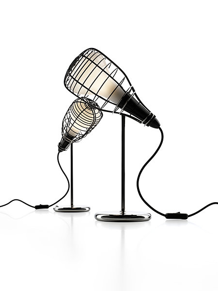 Lampe « Microfono », de la collection Successful Living de Diesel (avec Foscarini).