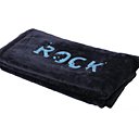 Plaid tagué « Rock », une création d’Evelyne Prelonge Plaid tagué « Rock », une création d’Evelyne Prelonge