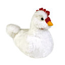 La petite poule blanche va-t-elle pondre des oeufs en chocolat?