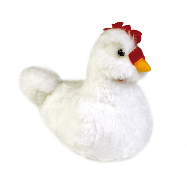 La petite poule blanche va-t-elle pondre des oeufs en chocolat?