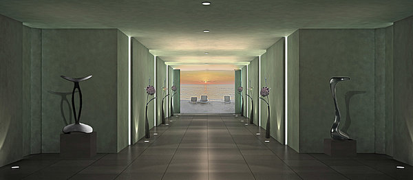 L'accès direct à la plage