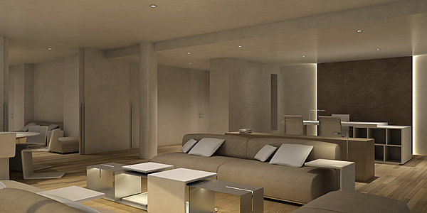 Lobby, espace de détente et joli spa: tout y est!