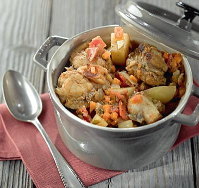 Une composition subtile d’épices relève ce ragoût de lotte