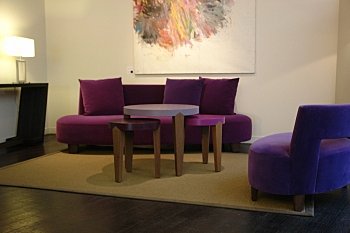 Tables basses et canapé assorti