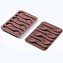 Moule Cuillères. Silicone. Supporte les températures entre -60°C et + 240°C. Anti-adhérent. Démoulage facile. Nettoyage au lave-vaisselle. 6 empreintes. Dim de chaque cuillère : 10,5 x 2,5 cm. 12,90 €